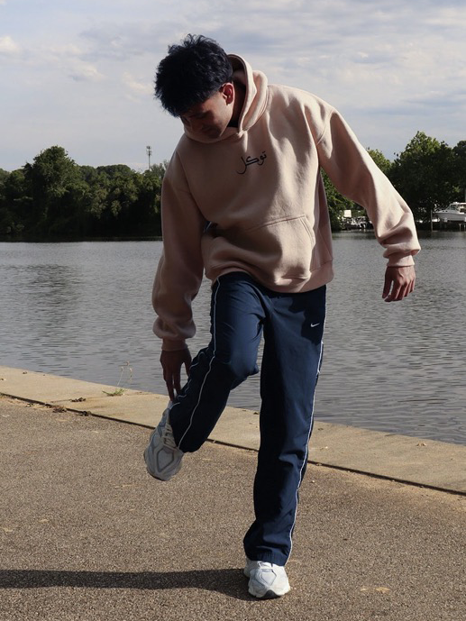 Cream/Tan Tawakkul Oversized Hoodie | Trust on The Most High