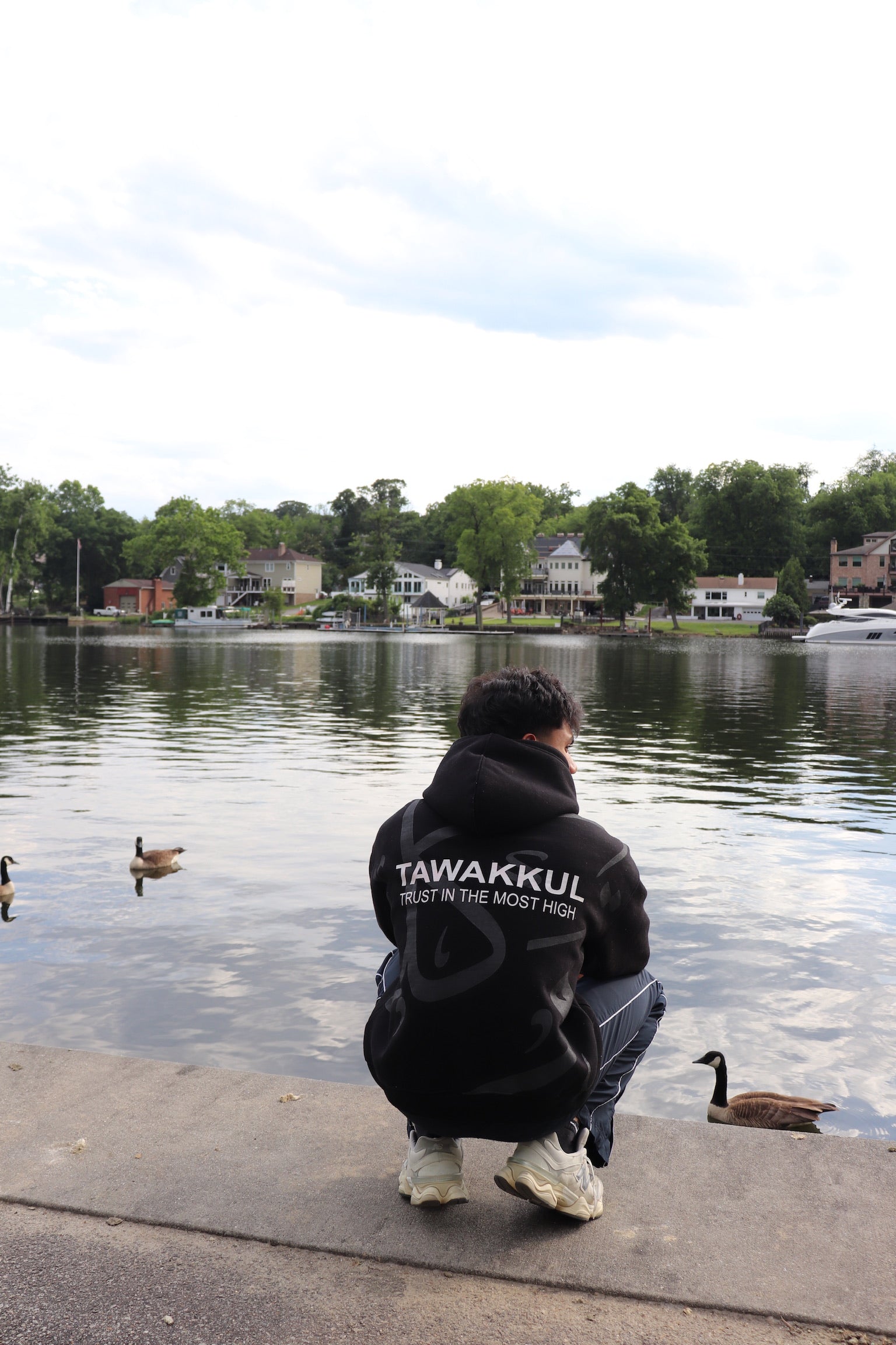 Black Tawakkul Oversized Hoodie | Trust on The Most High